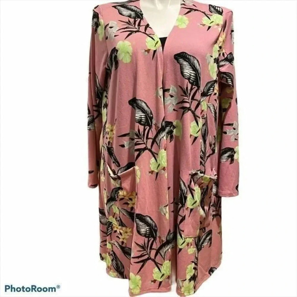 LulaRoe flower print cardigan - Picture 1 of 11